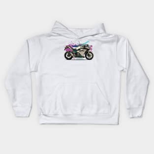 Ride kawasaki ninja 300 cyber Kids Hoodie